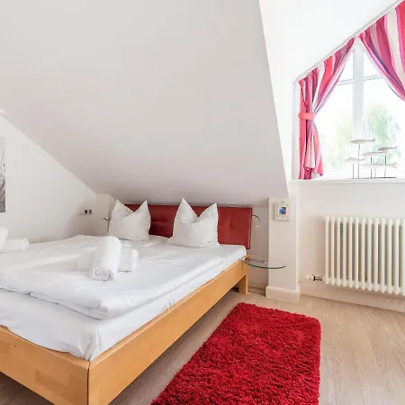 Duenenpark - Komfortplus Mit 1 Schlafzimmer Und Balkon Im Dachgeschoss 060 아파트 빈츠